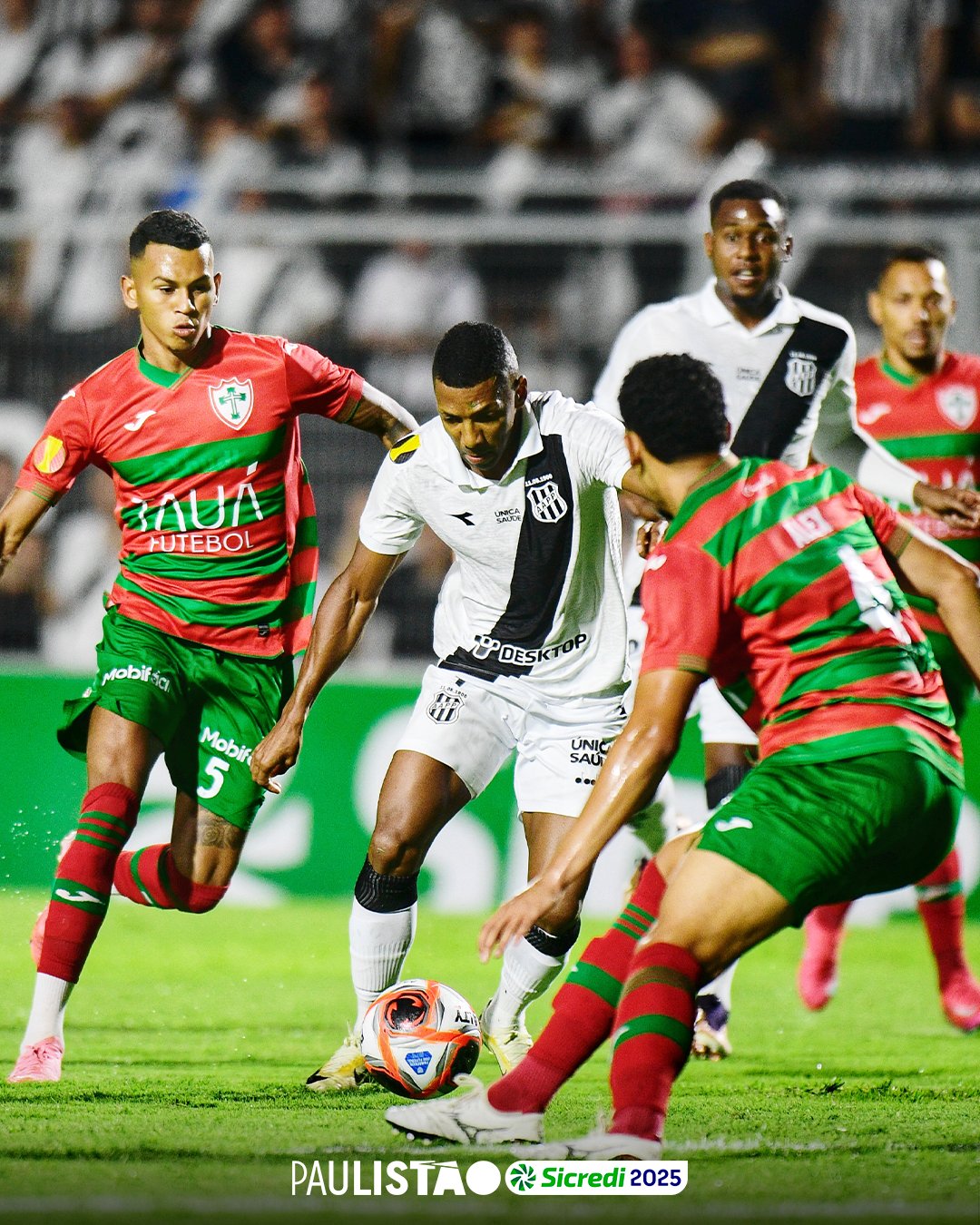 Com dois jogadores a mais, Ponte Preta fica no empate sem gols com a Lusa