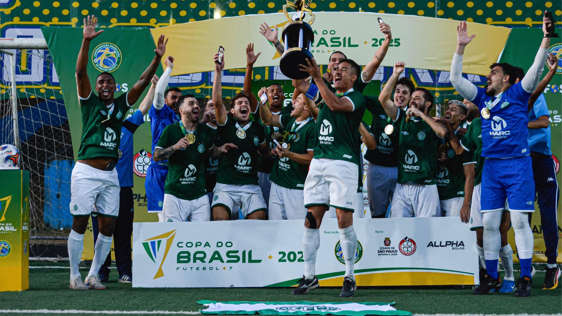 Guarani Fut7 conquista a Copa do Brasil de forma invicta e faz história