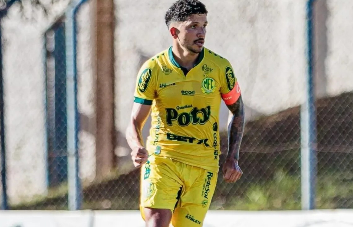 Volante Yuri Lima defendeu o Mirassol em 2024. Foto: Divulgação / Redes Sociais.