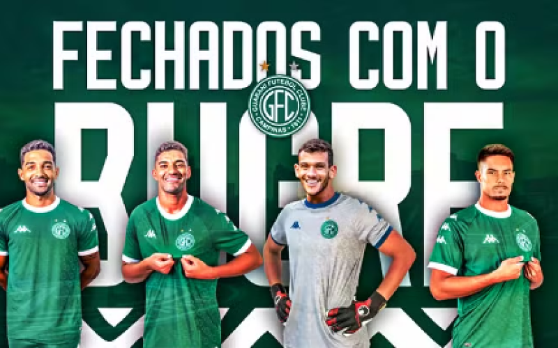 Com velhos conhecidos da torcida, Guarani anuncia os primeiros reforços para próxima temporada; Confira