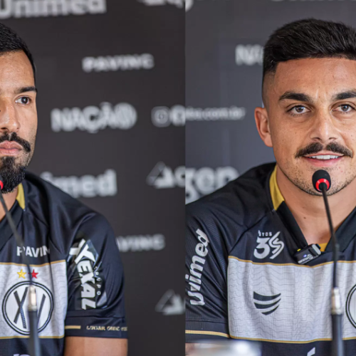Laterais Michel e João Victor são apresentados no XV de Piracicaba