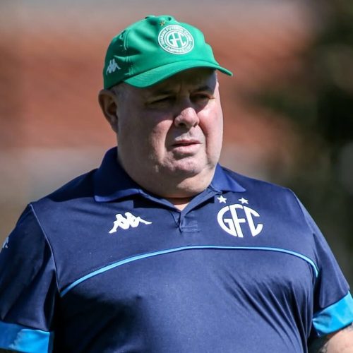 Marcelo Fernandes demonstra otimismo em sua primeira entrevista como técnico do Guarani. Foto: Raphael Silvestre/GuaraniFC