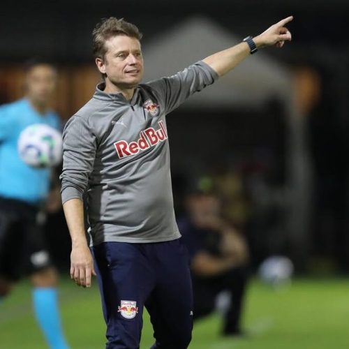 Técnico do RB Bragantino valoriza empenho do time em derrota para o Palmeiras no último domingo. Foto: Ari Ferreira