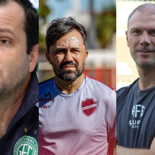 Nomes de Daniel Paulista, Luizinho Lopes e Vinicius Bergatin, estão na pauta do Guarani para assumir o comando da equipe em 2025